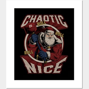 RPG - Christmas Santa Alignment - Chaotic Nice Posters and Art